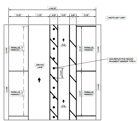 T or C road diet typical section T or C road diet typical section