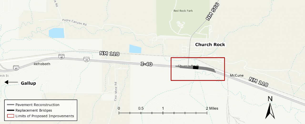 Public Meeting For I-40 Bridge Project East Of Gallup Near Church Rock ...